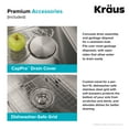 KRAUS 33 x 22 inch Standart PRO DropIn Topmount 16 Gauge Double Bowl 2