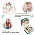 thumbnail image 4 of Cat Travel Portable Jewelry Organizer: Square Jewelry Box Storage Case and Display for Rings, Earrings, Necklaces, Bracelets, and More - Suitable for Girls and Women, 4 of 6