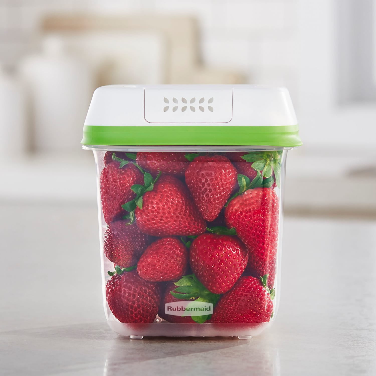 Rubbermaid FreshWorks Produce Savers, Medium and Large Produce Storage Containers, 6 Piece Set