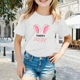 thumbnail image 2 of Tanghaowl Easter Shirts for Boys Girls Easter Children's Cute Rabbit Easter Egg Casual T Shirt Baby Girl Rainbow, 2 of 4