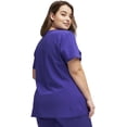 thumbnail image 2 of Heartsoul Break On Through Scrubs Top For Women Shaped V-Neck 20710, 2 of 8