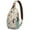 Rooster and Eg, variant on Rooster and Egg Print Sling Backpack for Women, Cute Chicken Coop Pattern Lightweight Crossbody Shoulder Bag for Travel Hiking