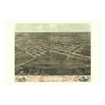 thumbnail image 7 of HISTORIX Vintage 1868 Marion Iowa Map Poster - 24x36 Inch Bird's Eye View of Marion Iowa Wall Map - Vintage Map of Iowa State Poster Wall Art Print, 7 of 7