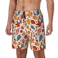 thumbnail image 1 of Fotbe Colorful Maple Leaves Traje de Baño para Hombre – Shorts de Natación de Secado Rápido con Forro y Bolsillos-Medium, 1 of 6