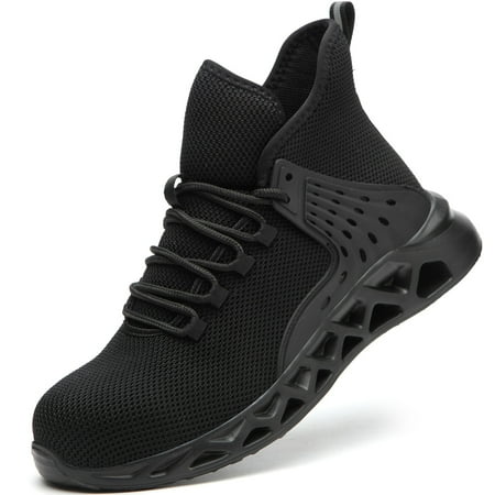 

Tanleewa Work Safety Shoes for Men Steel Toe Breathable Sneakers Shoe Size 12.5