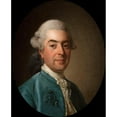 thumbnail image 2 of Alexander Roslin 20x24 Gold Ornate Framed and Double Matted Museum Art Print Titled - Portrait of Charles-Marin De La Haye Des Fosses, Farmer General of the King (1736-1790) (1773), 2 of 4