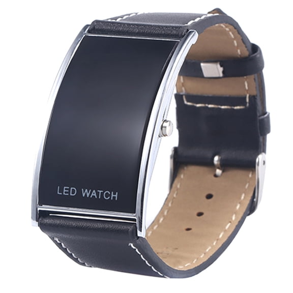 Joernso Wristwatch LED Digital Men Date Indicator Rectangle Watch for Dating