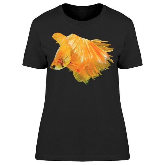 Yellow Siamese Betta T-Shirt Women -Image by Shutterstock, Female x-Large