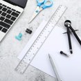 thumbnail image 4 of DEELLEEO 12-Inch Plastic Ruler - Clear, 4 of 5