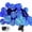 Blue, variant on Crystal Globe Fairy String Lights- 7m 50LED Crystal Ball String Lights Solar Bubble Ball String Lights Waterproof for Garden.