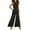 Black, variant on Women's Summer Jumpsuit Sleeveless Jumpers And Rompers Casual Party Long Jump Suits Wide Leg Halter Pink 20