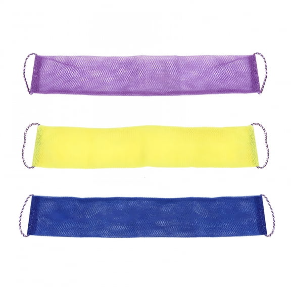 ACDANC 3Pcs Exfoliating Bath Scrubber Shower Back Strap Body Skin Brush for Women Men
