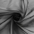 thumbnail image 6 of Balsa Circle 54" x 10 yards Black Chiffon Fabric Bolt Wedding Favors Sewing Craft, 6 of 7