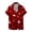Red, variant on Penkiiy Mens Christmas Shirts Funky Button Down Shirts Party Aloha Shirts Santa Print Hawaiian Shirt Tops Red