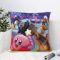 thumbnail image 6 of Throw Pillow Covers 24"x24" Inch, Kirby Decorative Pillow Case for Sofa Couch Chair Bedroom Modern Decor, 6 of 7