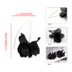 thumbnail image 2 of Pendientes de resina con borlas de pétalos de rosa bohemia - Pendientes de pétalos en capas - Pendientes de borlas de flores exageradas con personalidad, 2 of 6
