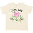 thumbnail image 3 of Inktastic Gigi's Girl Heart Flowers Girls Toddler T-Shirt, 3 of 5