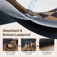 thumbnail image 4 of DEORAB Outdoor Runner Rug 2'x 7' Polypropylene Surface Washable UV-Resistant Carpet Hallway Entryway Patio Balcony Deck Black & Coffee, 4 of 6