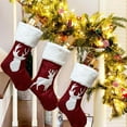 thumbnail image 6 of Vikakiooze Christmas Hanging Decorations Christmas Decoration Socks Festival Printing Gift Bag Pendant Candy Bag, 6 of 6
