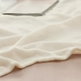 thumbnail image 3 of U by Bedsure Fleece Blanket Twin Blanket, 260GSM Cream Lightweight Super Soft Cozy Blanket,59X79 inches, 3 of 7