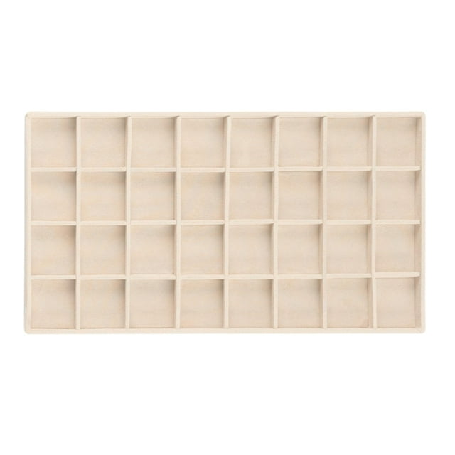 Accesory Tray Wolf Vault Tray para pendientes, color beige