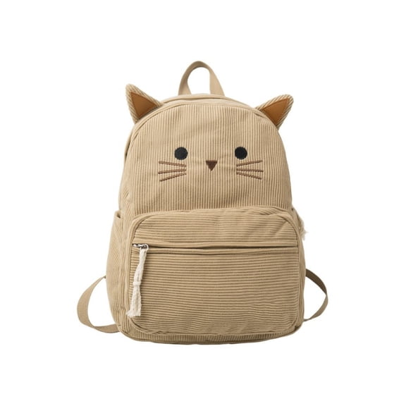 Stylish Backpack Korean Trendy Daypack Ergonomic Corduroy Laptop Bag Book Bags for Daily Commute Travel Use