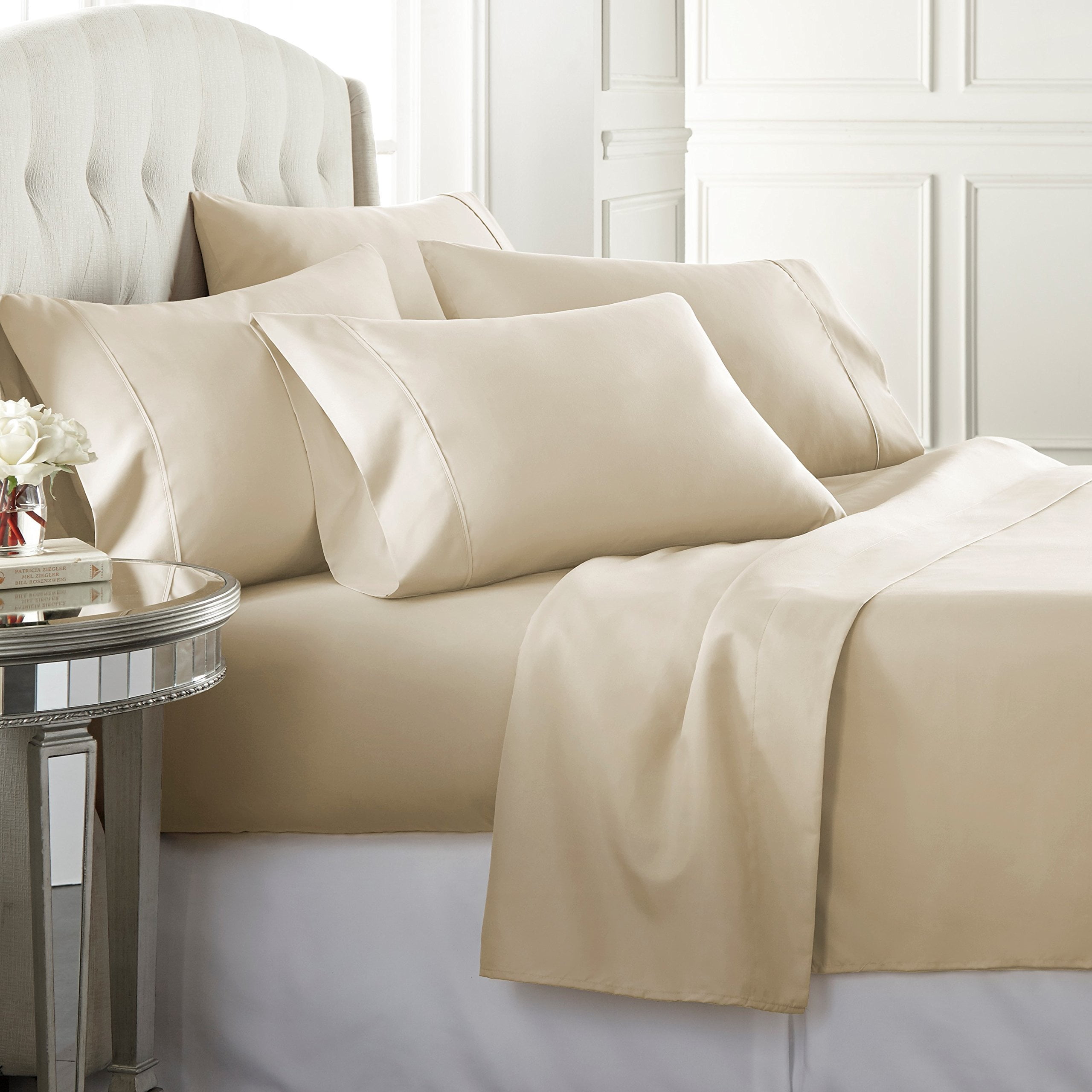 1800 Hotel Luxury Double Brushed Mic Details about   Italian Prestige Collection 4PC Sheet Set 