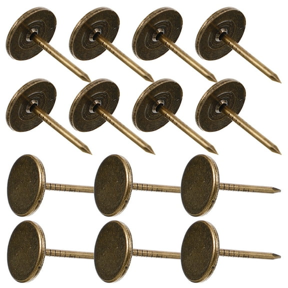 NICEXMAS  100 Pcs Large Thumb Tacks Silver Retro Thumbtacks