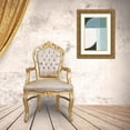 thumbnail image 3 of Cartissi 13x18 Gold Ornate Wood Framed with Double Matting Museum Art Print Titled - Curved Stream II, 3 of 4