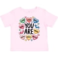 thumbnail image 3 of Inktastic Colorful Encouragement You Are Strong Loved Brave Enough Capable Worthy Boys or Girls Toddler T-Shirt, 3 of 5