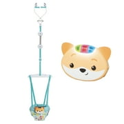Infantino 2-in-1 Music & Lights Doorway Baby Jumper, Fox Motion-Activated Toy, Unisex 4+ Months, Multicolor
