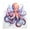 Purple, variant on Octopus Magnetic Dishwasher Cover Magnet Refrigerator Dishwasher Sticker Home Decorative Art Kitchen Panel Decal 23x26 Inch
