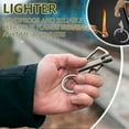 thumbnail image 4 of Waterproof & Windproof Permanent Match Lighter, Strike To Light Survival Camp Fire Starter, Stainless Steel Flint Survival Tool (Fuel Not Included) Black, 4 of 4