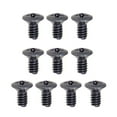 thumbnail image 1 of 10 Piezas de Hierro CUTICAT para Interruptor de Guitarra Tornillos de Montaje Negro, 1 of 8