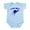 Sky Blue, variant on CafePress - G'day Mate Australia Kangaroo Body Suit - Baby Light Bodysuit, Size Newborn - 24 Months