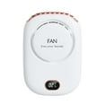 thumbnail image 2 of Portable Fan Rechargeable Mini Fan Handheld With Waist Clip 3 Speed Adjustable Leafless Fan For Home Office Outdoor Travel, 2 of 7