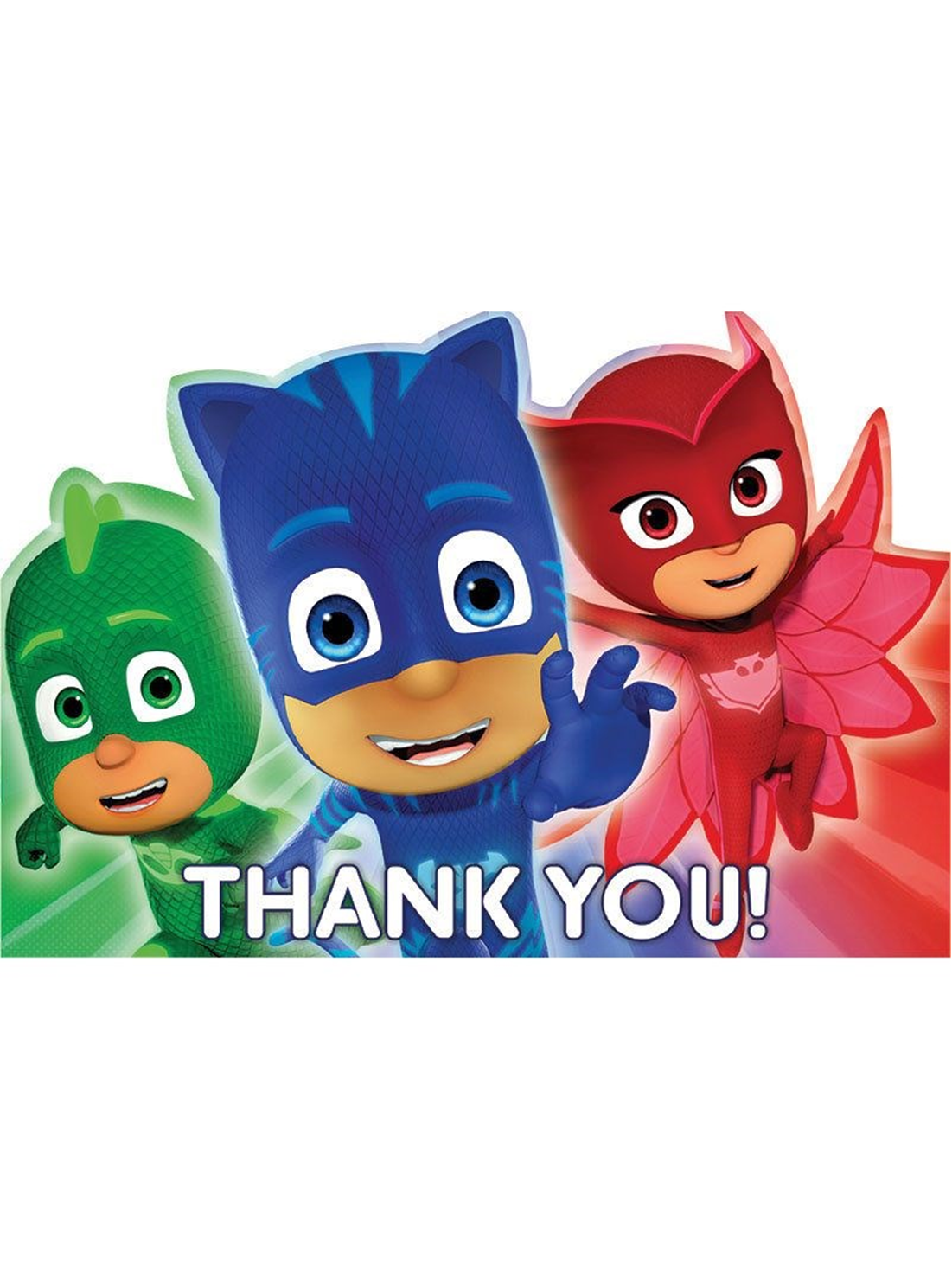 PJ Masks Thank You Note Set w/ Envelopes (8ct) - Walmart.com