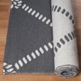 thumbnail image 5 of Geometric Indoor/ Outdoor Area Rug, 5'5" x 7'5", Grey, 5 of 9