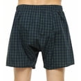 thumbnail image 4 of Men's Hanes 745BP5 Premium Cotton Woven Tartan Boxers - 5 Pack (Assorted S), 4 of 4