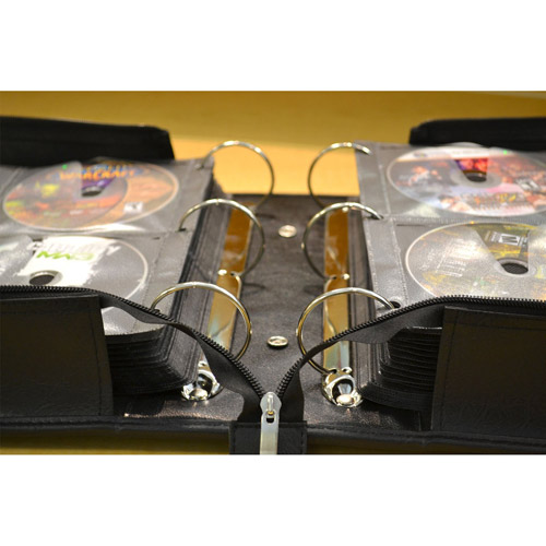 TekNmotion CD Case Organizer, 400 Disc capacity, Black - image 3 of 4