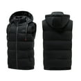 thumbnail image 3 of Eyicmarn Electric Heated Hoodie Vest 2 Switches 9 Heating Zones Lightweight Heated Jacket Winter Warmer Coat for Men Women, 3 of 8