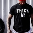 thumbnail image 2 of Combat Iron Thick Af Original Men's T-Shirt Xl / Black, 2 of 4