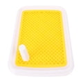 thumbnail image 1 of Dog Potty Tray, Rugged Plastic High Fence Smart Design to Control Odors Pee Pad Holder 45x33cm Easy to Clean Pet Toilet Training Tray for Small Dogs and Puppies, 1 of 7