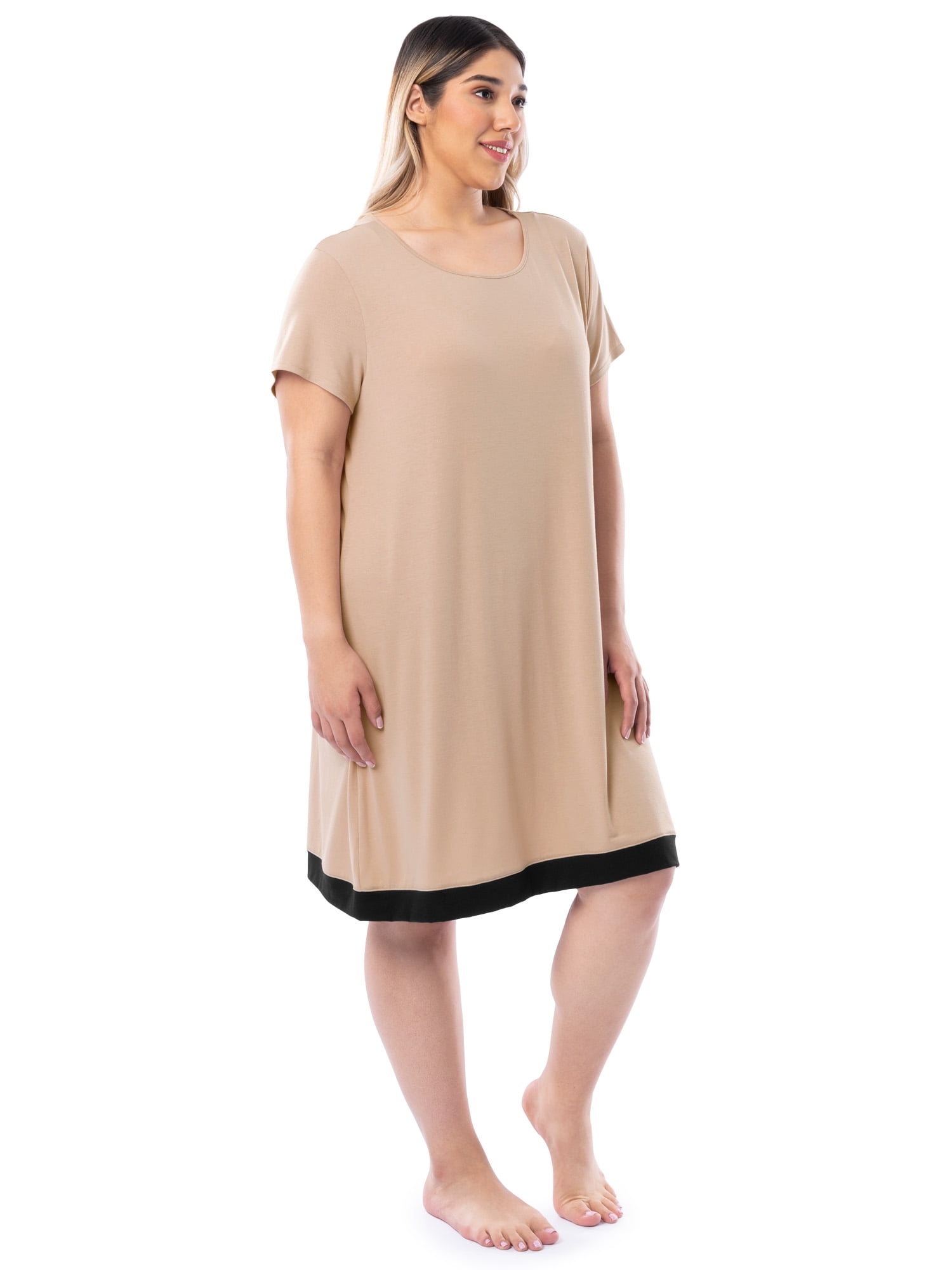 Fruit of the Loom Women's Soft and Breathable Pajama Sleepshirt, Sizes S-5X