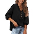 thumbnail image 5 of 1PCS Solid Color Long Sleeve--Black, 5 of 5