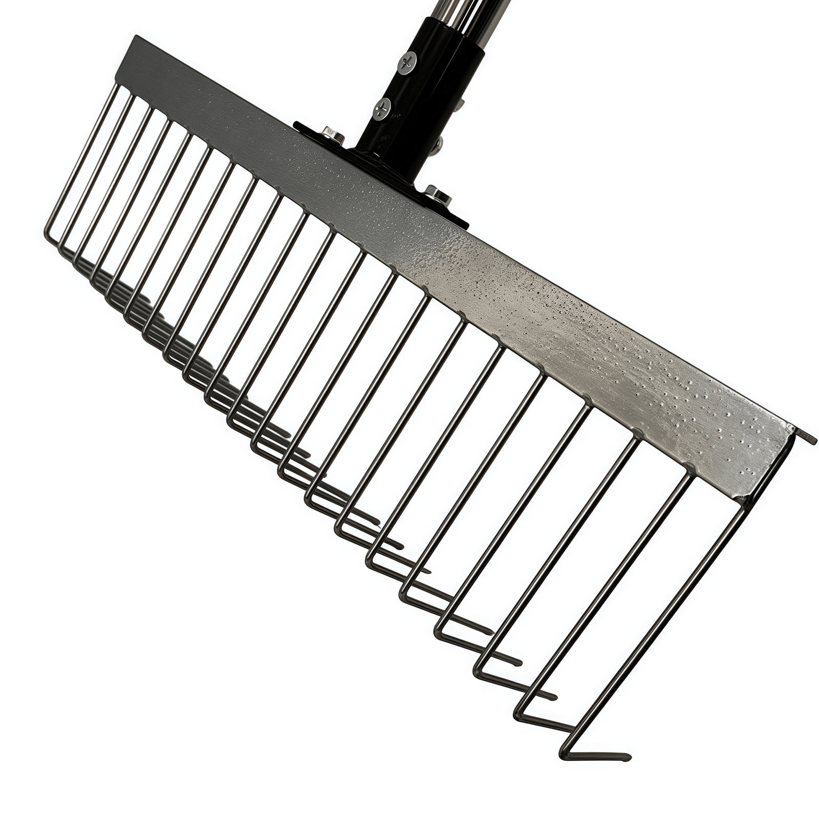 Sturdy Steel Rakes With Ergonomic Handle For Efficient GRASS Yard Debris Cleaning And Pet Waste Removal Cleaning Tool