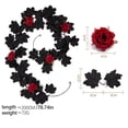 thumbnail image 3 of Aurorax Halloween Garland Indoor Decor,Gothic Furniture Accents Red Black Dark Academia 4 Size Thanksgiving Halloween Decorations Indoor for Mantle Staircase Porch Home Desktop Centre, 3 of 5