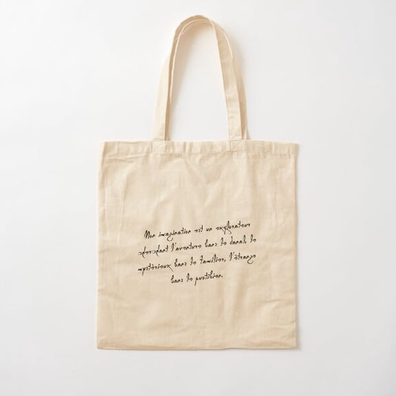 Author Text On White Background Cotton Tote Bag Canvas Tote Bag, Family Gift For Mother, Her
