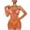 Orange, variant on Women Erotic Lingerie Fishnet Bodystockings Underwear Halter Neck Cutout Full Body Jumpsuit Teddy Bodysuit See Through(Lingerie and underwear not included) Orange Free Size