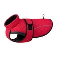 thumbnail image 2 of Warm Thermal Quilted Dog Coat With Fleece Lining, Adjustable Bands Outdoor Pet Apparel, Cozy Fleece Jacket For Winter Walks, 2 of 7